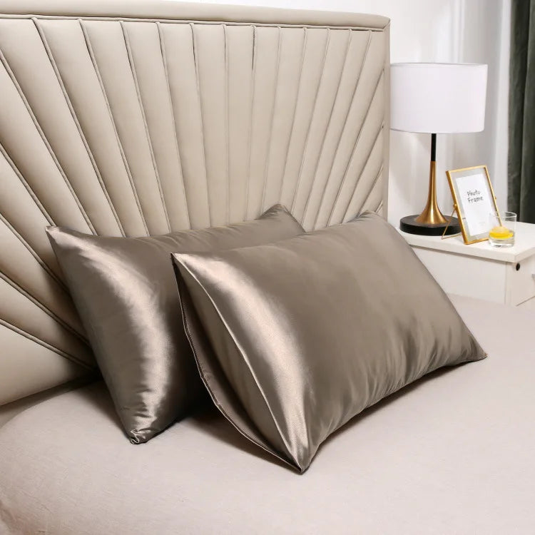 2-Piece 100% Mulberry Silk Pillowcase Set – Hair & Skin Care