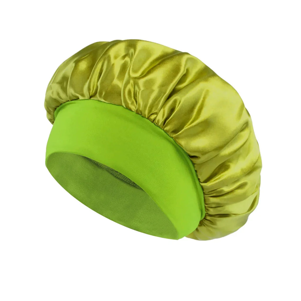 Satin Bonet for Hair - Adjustable Sleep Cap