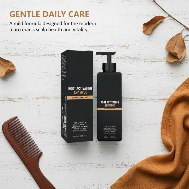 Men’s Root Activating Scalp Shampoo – Deep Cleansing & Hair Care