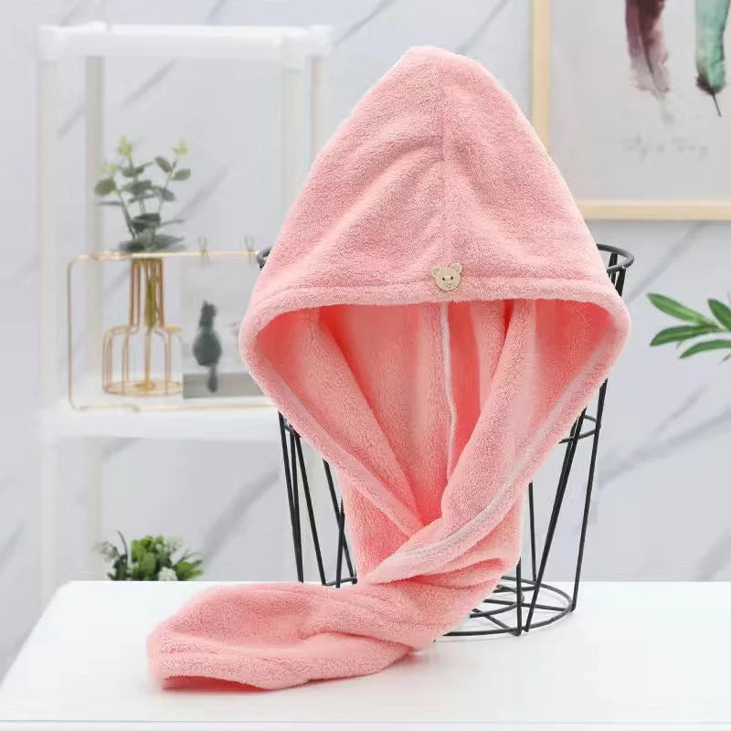 Quick-Dry Microfiber Hair Towel Wrap