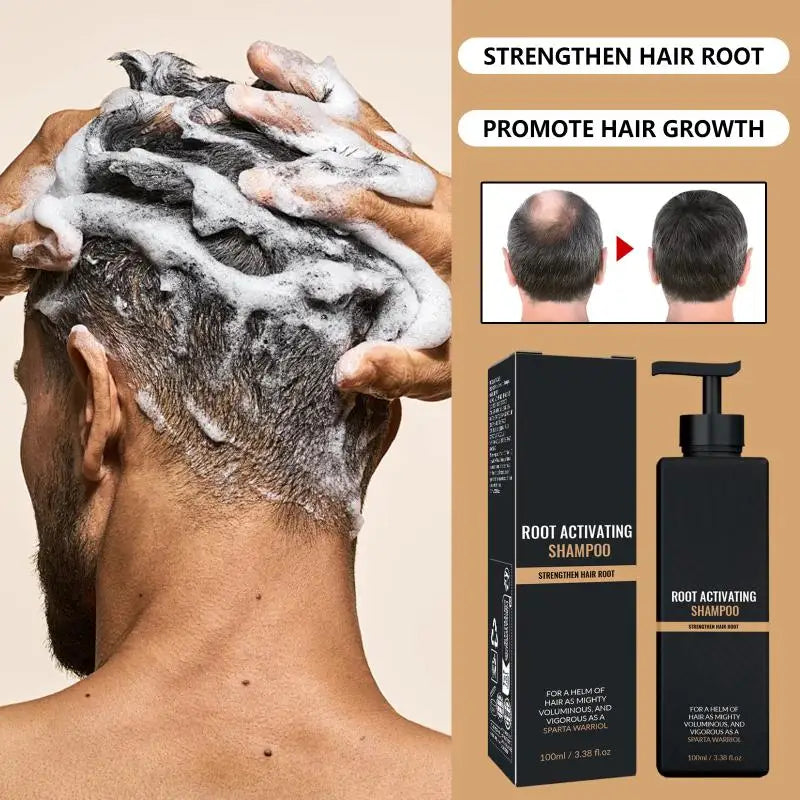 Men’s Root Activating Scalp Shampoo – Deep Cleansing & Hair Care