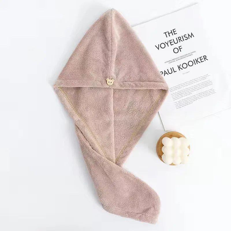 Quick-Dry Microfiber Hair Towel Wrap
