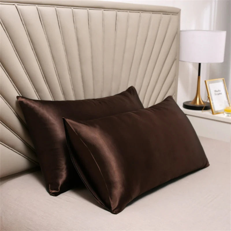 2-Piece 100% Mulberry Silk Pillowcase Set – Hair & Skin Care