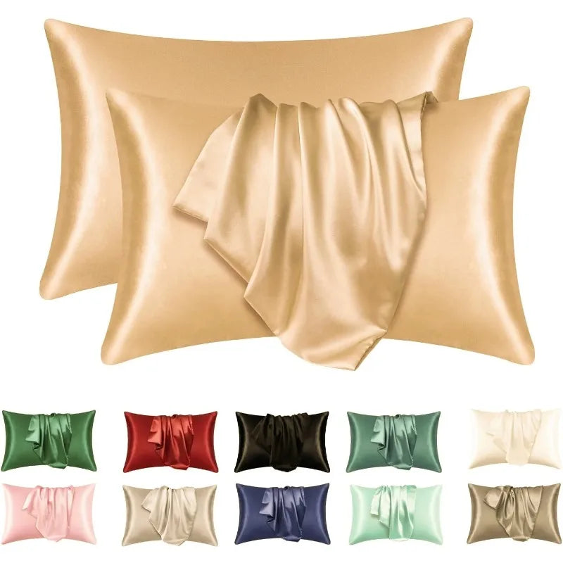 2-Piece Satin Pillowcase Set – Hair & Skin Care