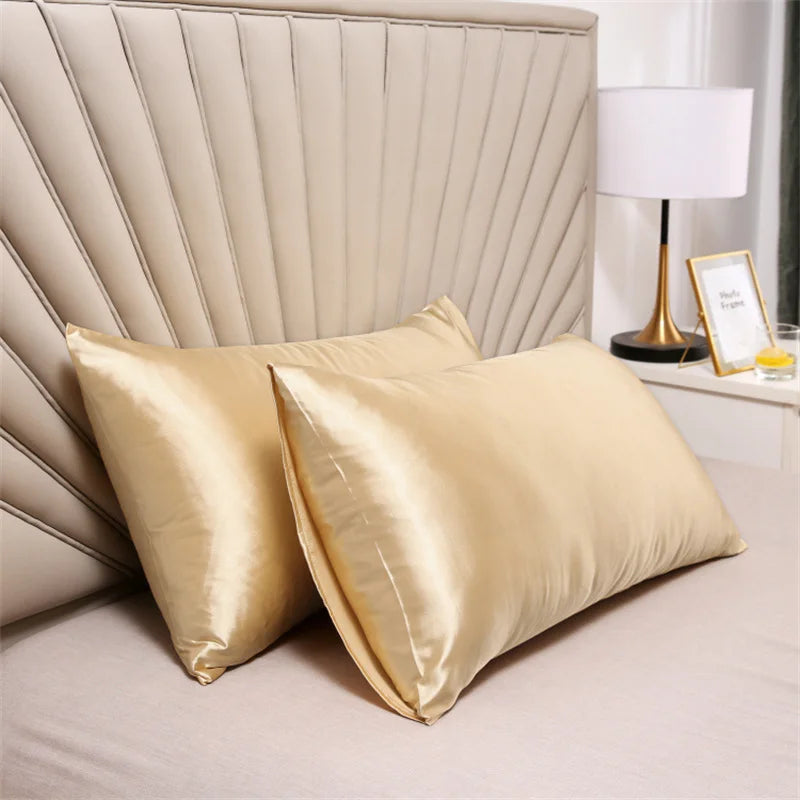 2-Piece 100% Mulberry Silk Pillowcase Set – Hair & Skin Care