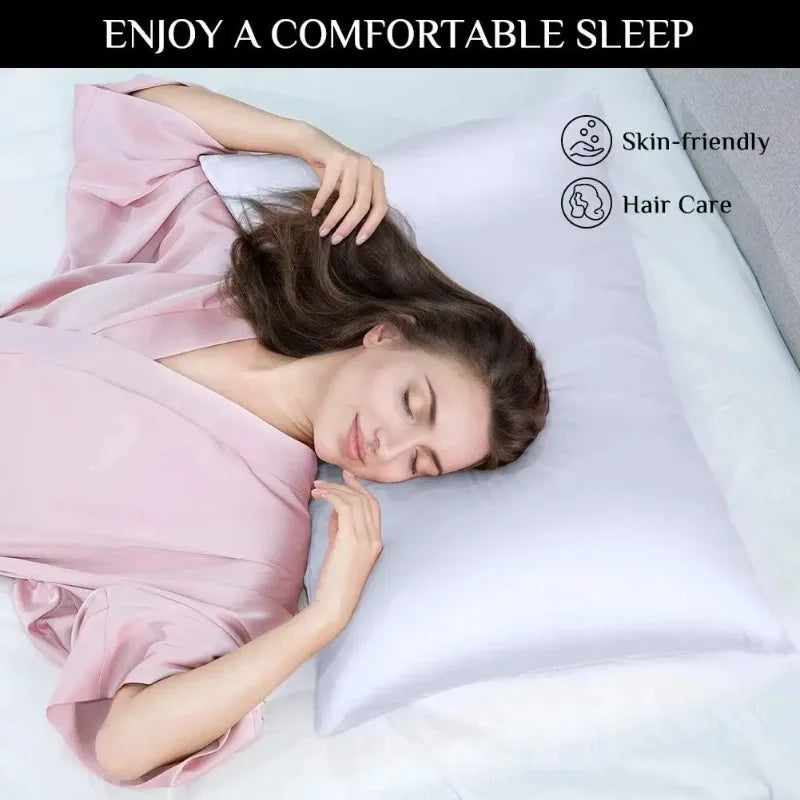 2-Piece Satin Pillowcase Set – Hair & Skin Care