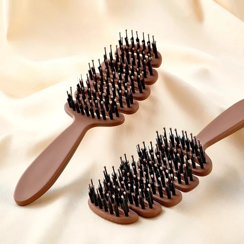 Boar Bristle Hair Brush – Anti-Static Styling & Massage Brush